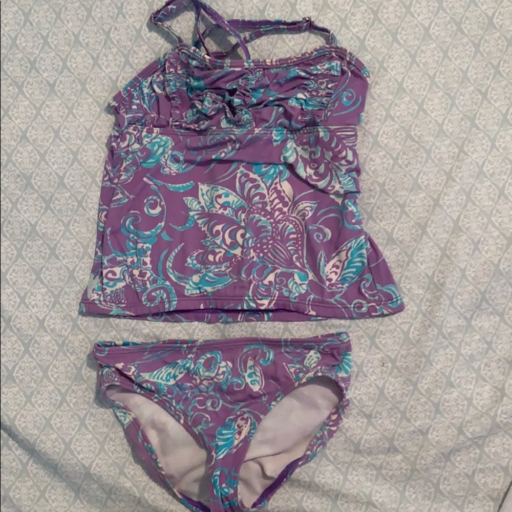 Lands End Kids two-piece swimsuit